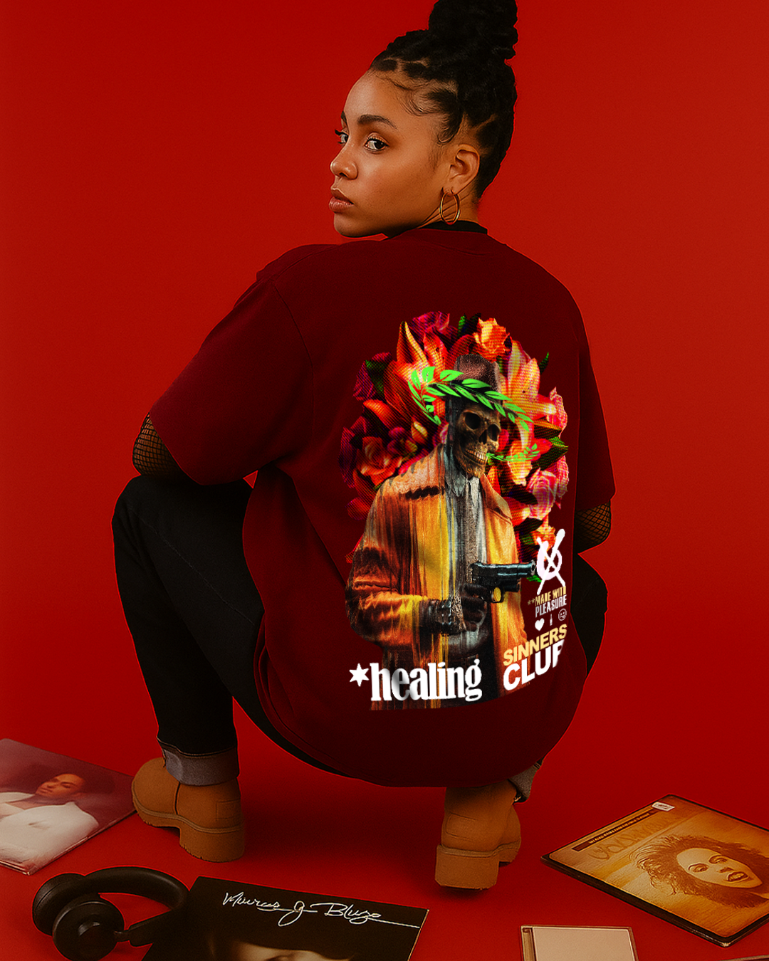 SINNERS CLUB OVERSIZED TEE