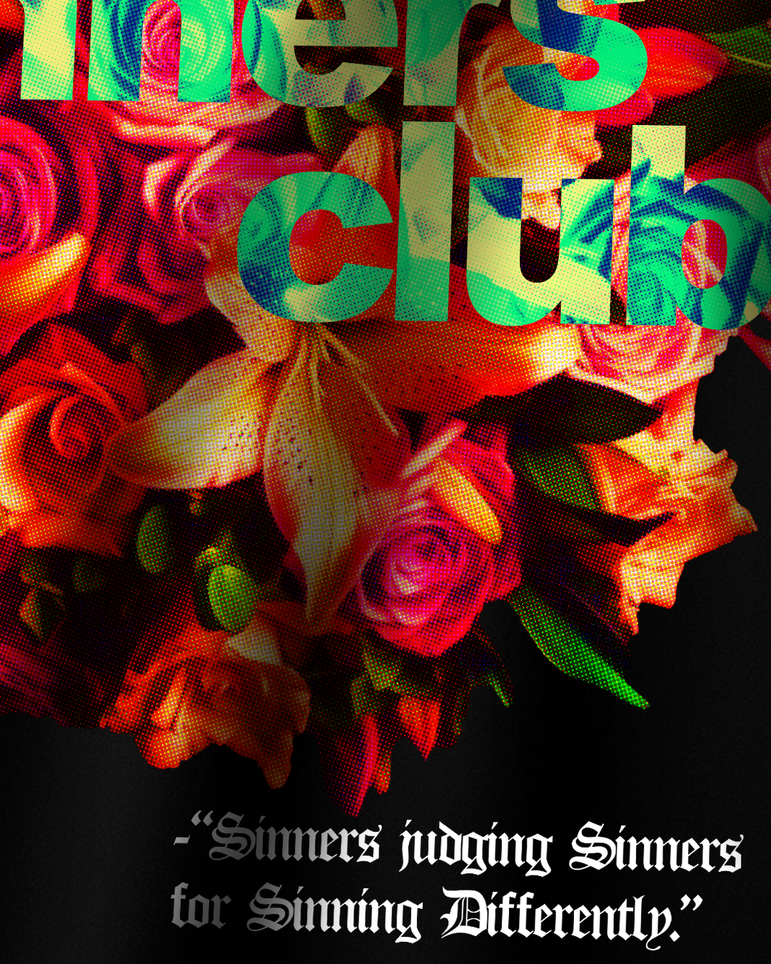SINNERS CLUB OVERSIZED TEE