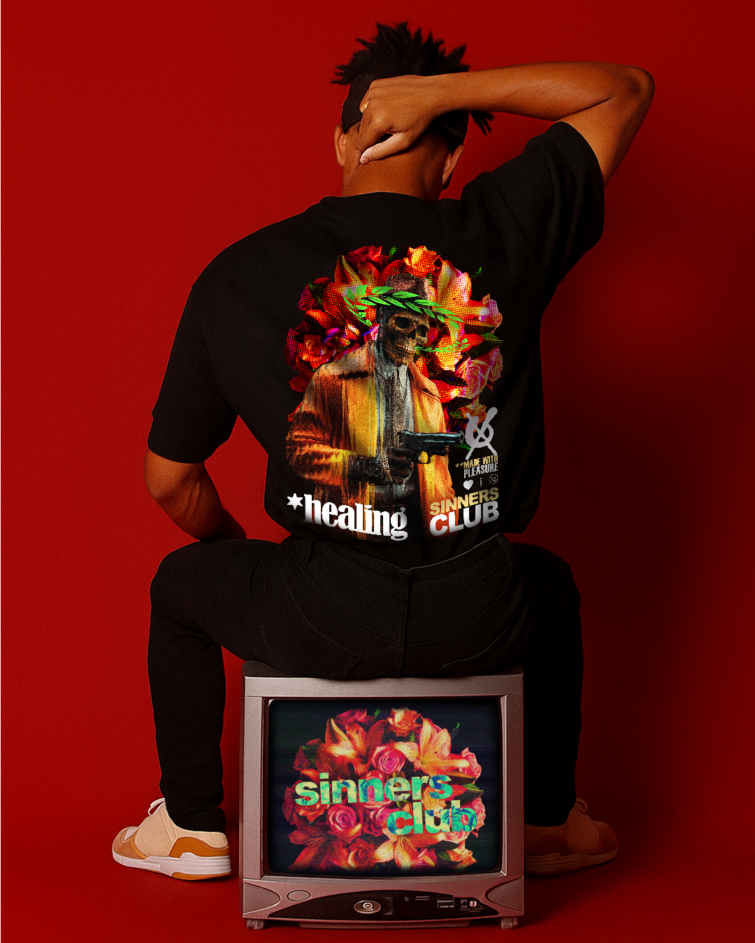 SINNERS CLUB OVERSIZED TEE