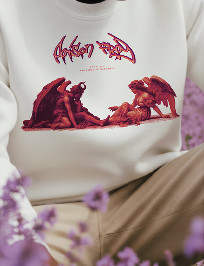 GARDEN OF SINS WHITE OVERSIZED SWEATSHIRT