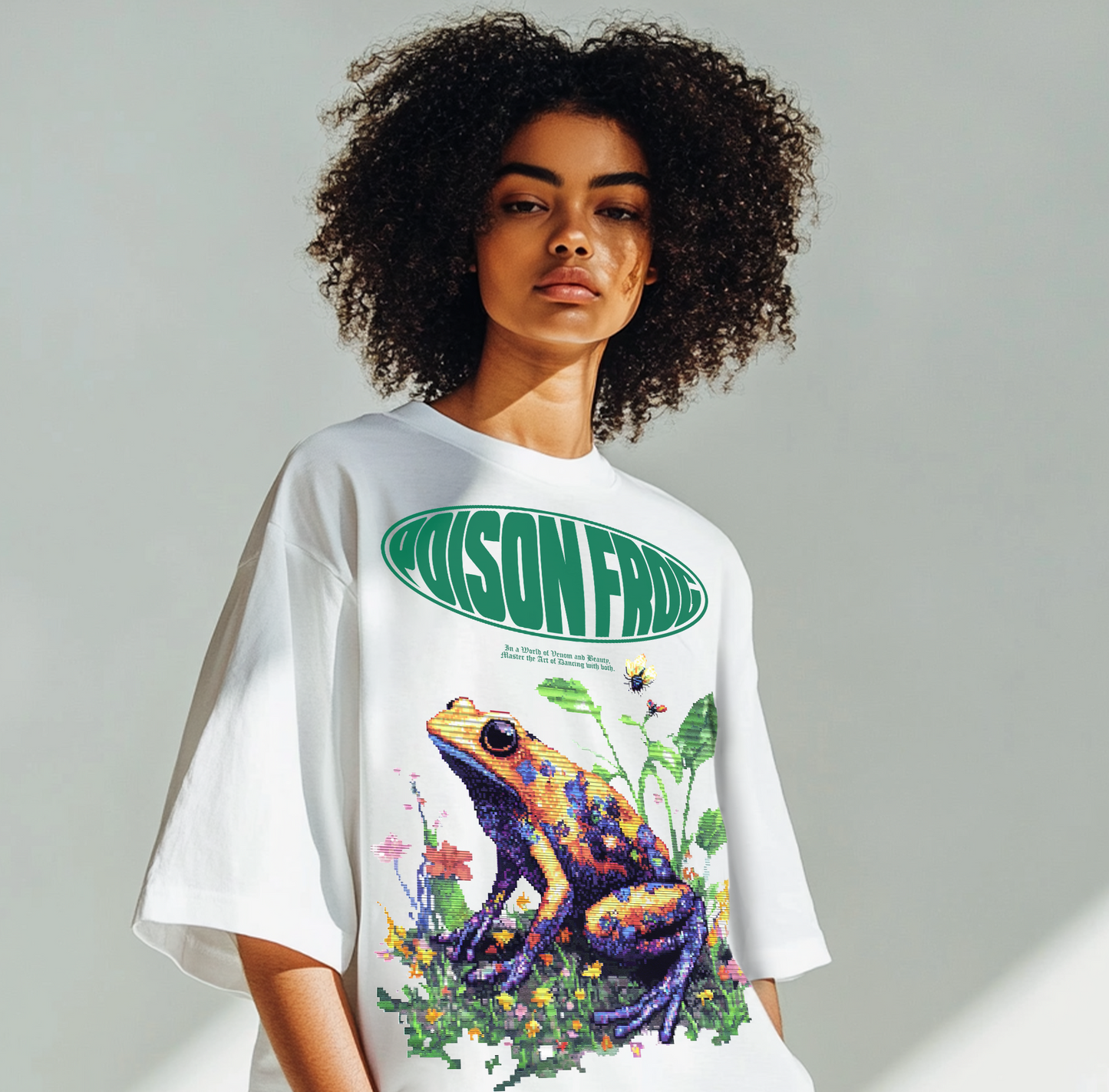 World Of Frog Oversized Tee