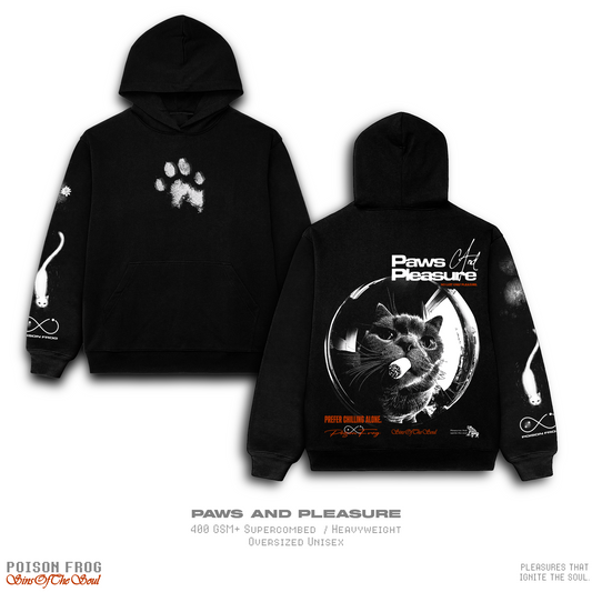 Paws And Pleasure Oversized Hoodie