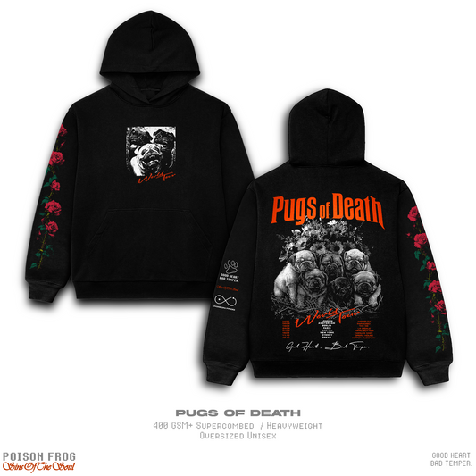 Pugs of Death Oversized Hoodie